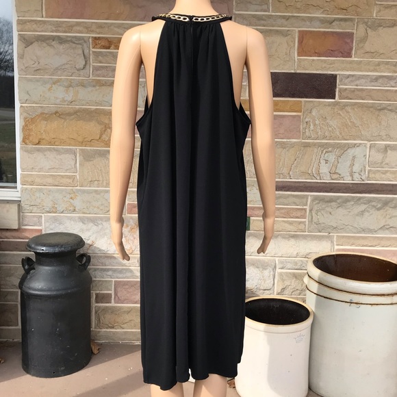 Calvin Klein Halter Dress Chain Detail Size 16W - Picture 5 of 8